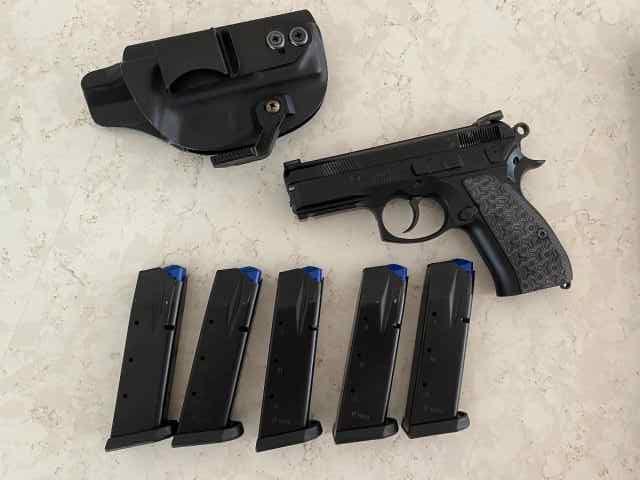 CZ P01 Tactical with magazines and holster