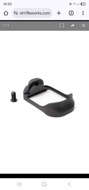 SLR glock magwell