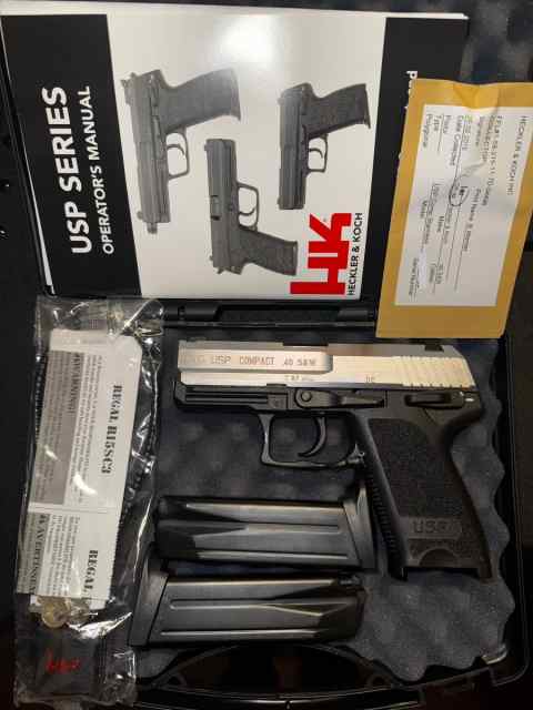 HK H&amp;K Heckler Koch USP Compact likeStainless Sig 