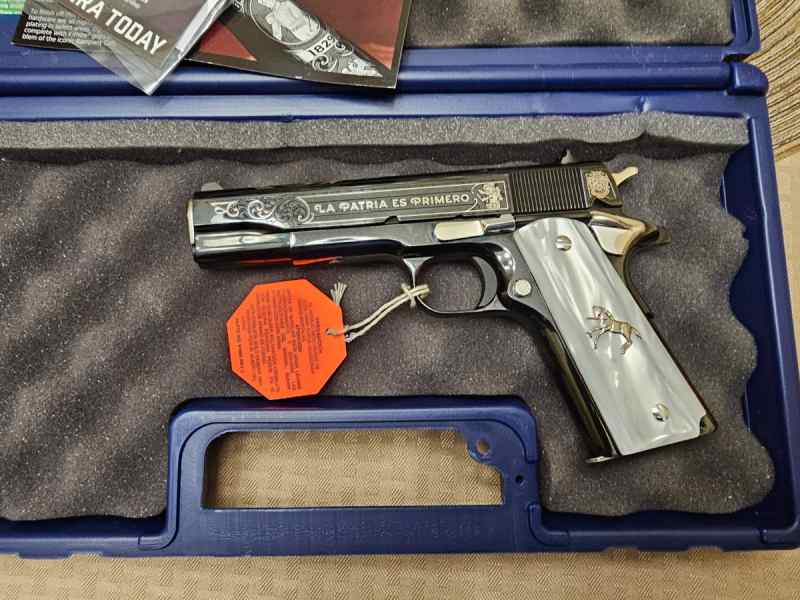 NEW IN BOX COLT 1911 LA PATRIA ES PRIMERO GUERRERO