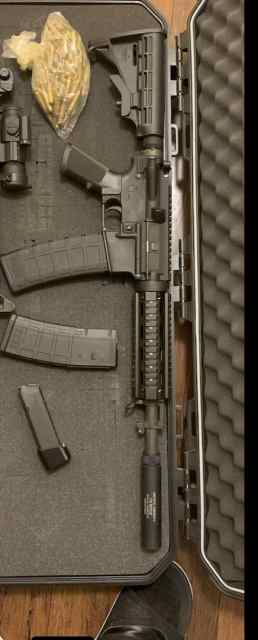 OG bushmaster ar15 quad rail