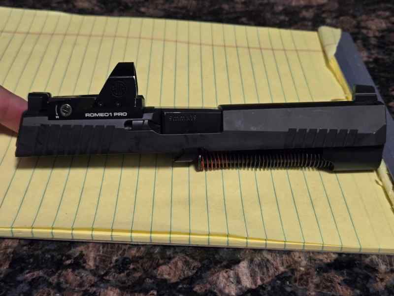 SIG SAUER P320 W/ROMEO 1 FULL SLIDE