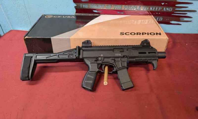 CZ Scorpion 3 + Plus Micro 4.2&quot; folding Pistol 